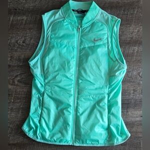 Nike Running Womens Sz M Lightweight Vest Mint Green